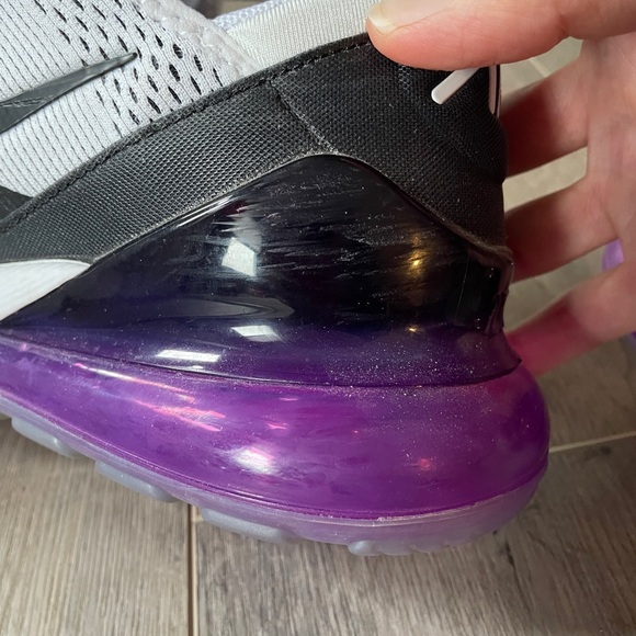 EUC NIKE Air Max 270 White Fuchsia Dream Women's Size 10 Running‎ Shoes - Picture 7 of 7